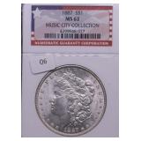 1887 NGC MS62 MORGAN DOLLAR 1887 NGC MS62 MORGAN DOLLAR