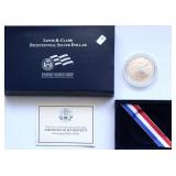 LEWIS & CLARK SILVER DOLLAR W BOX PAPERS LEWIS & CLARK SILVER DOLLAR W BOX PAPERS