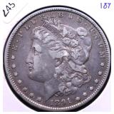1891 O MORGAN DOLLAR XF 1891 O MORGAN DOLLAR XF
