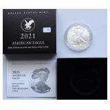 2021 W SILVER EAGLE W BOX PAPERS 2021 W SILVER EAGLE W BOX PAPERS