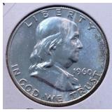 1960 PROOF FRANKLIN HALF DOLLAR 1960 PROOF FRANKLIN HALF DOLLAR