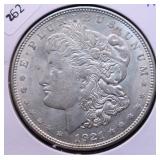 1921 D MORGAN DOLLAR AU 1921 D MORGAN DOLLAR AU