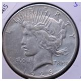 1926 S PEACE DOLLAR XF 1926 S PEACE DOLLAR XF