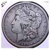 1889 MORGAN DOLLAR VG 1889 MORGAN DOLLAR VG