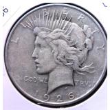 1926 D PEACE DOLLAR VG 1926 D PEACE DOLLAR VG