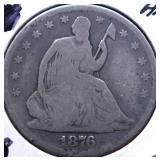 1876 S SEATED HALF DOLLAR G 1876 S SEATED HALF DOLLAR G