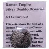 230 AD ROMAN EMPIRE DOUBLE DENARUS VF 230 AD ROMAN EMPIRE DOUBLE DENARUS VF