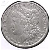 1881 MORGAN DOLLAR CULL