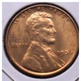 1936 CHOICE BU RED LINCOLN