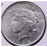 1925 PEACE DOLLAR CHOICE BU