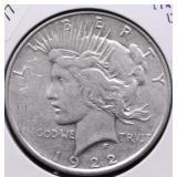 1922 D PEACE DOLLAR CULL