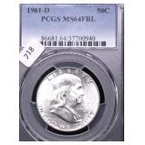 1961 D PCGS MS64 FBL HALF DOLLAR