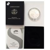 2007 W SILVER EAGLE W BOX PAPERS