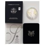 2004 PROOF SILVER EAGLE W BOX PAPERS