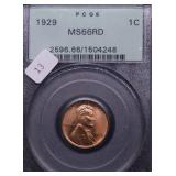 1929 PCGS MS66 RED LINCOLN CENT