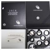 2016 LTD EDITION SILVER PROOF SET W BOX PAPERS