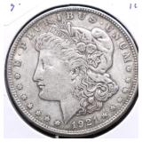1921 MORGAN DOLLAR XF