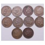 10 INDIAN HEAD CENTS
