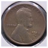1913 D LINCOLN CENT VG