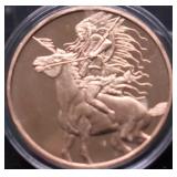 1OZ.999 COPPER ROUND