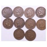 10 INDIAN HEAD CENTS