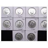10 40 % SILVER HALF DOLLARS