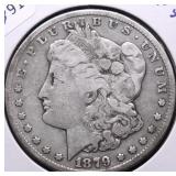1879 S MORGAN DOLLAR VG