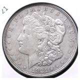 1921 MORGAN DOLLAR XF