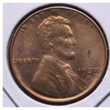1937 D CH BU RED LINCOLN CENT