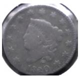 1820 LARGE CENT VG