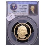 2007 S PCGS PF70DC PRESIDENT DOLLAR