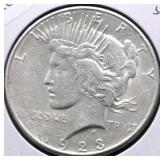 1923 S PEACE DOLLAR XF