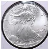 2000 SILVER EAGLE GEM