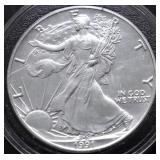 1991 SILVER EAGLE CHOICE BU