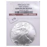 2006 NGC GEM SILVER EAGLE