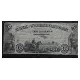 1850 10 $ REMAINDER NOTE VG