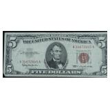 5 DOLLAR RED SEAL VF