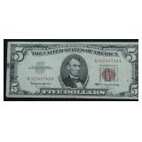 5 DOLLAR RED SEAL VF
