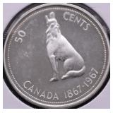 1967 SPECIMAN CANADA 50 CENTS