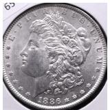 1886 MORGAN DOLLAR CHOICE BU