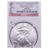 2011 NGC MS69 SILVER EAGLE