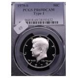 1979 S PCGS PF69DC HALF DOLLAR