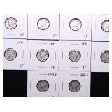 10 MERCURY DIMES