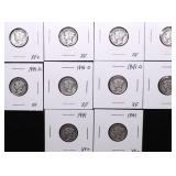 10 MERCURY DIMES