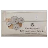 1988 MINT SET P D MINTS