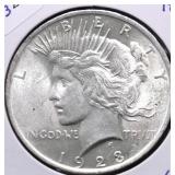 1923 PEACE DOLLAR CHOICE BU