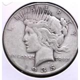 1935 S PEACE DOLLAR VF