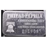 1  OZ .999 SILVER BAR