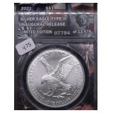 2021 ANAX MS70 SILVER EAGLE