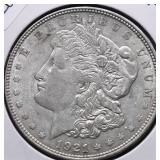 1921 D MORGAN DOLLAR XF
